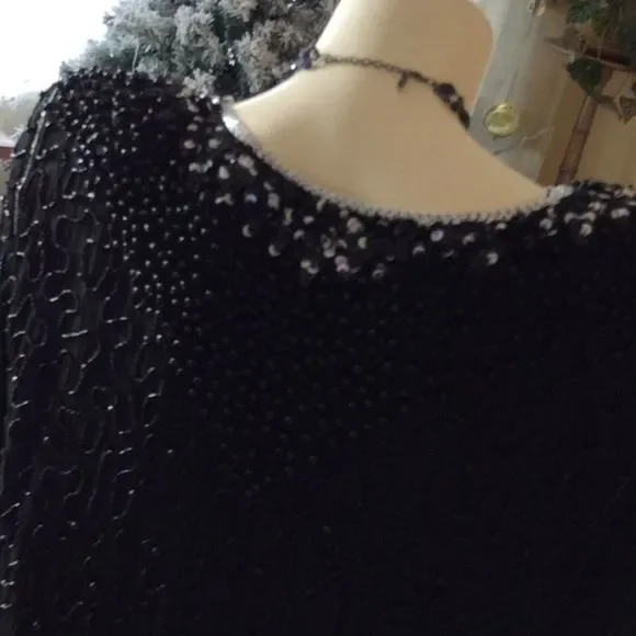 100% silk 💞BIDS & SEQUINS 💞PATRA 💞Jacket set - Picture 8 of 16